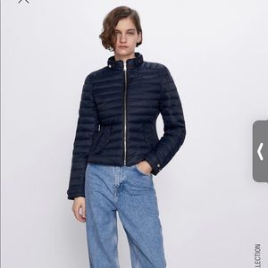 Zara thermal insulation puffer jacket